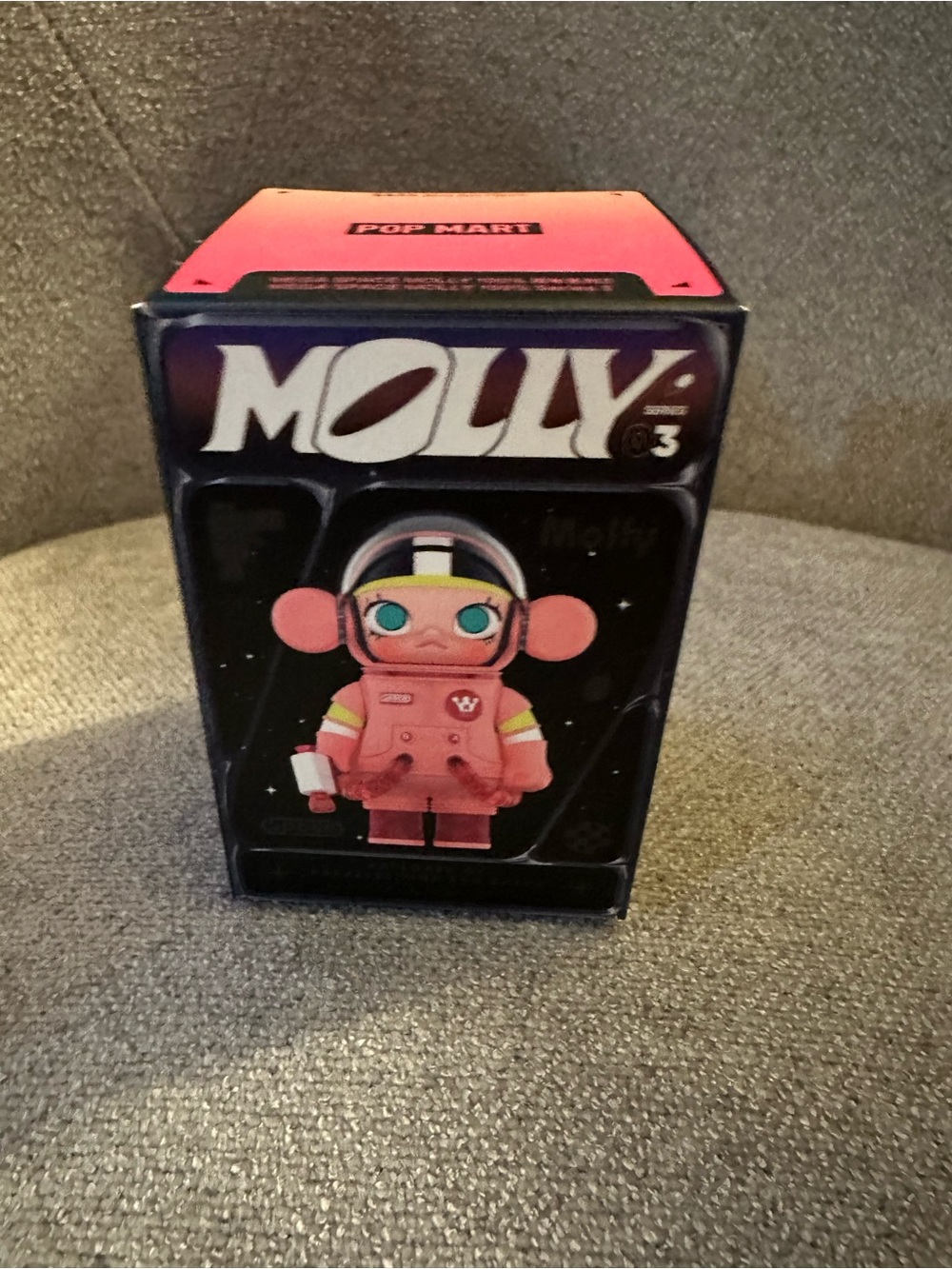 NEW sealed box MollySeries 3 Pink Astronaut Figure Box